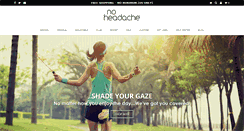 Desktop Screenshot of noheadache.com